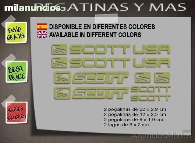 Pegatinas scott usa ref: f126 - Foto 6