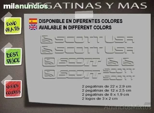Pegatinas scott usa ref: f126 - Foto 7
