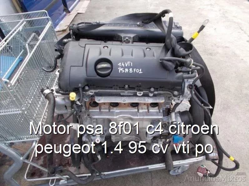 Motor psa 8f01 c4 citroen peugeot 1.4 95 cv vti po - Foto 1