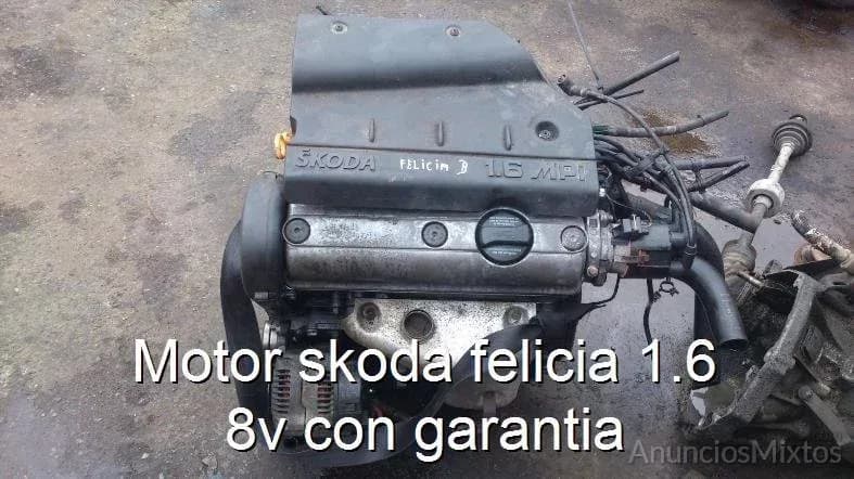 Motor skoda felicia 1.6 8v con garantia - Foto 1