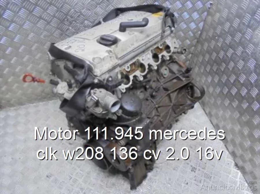 Motor 111.945 mercedes clk w208 136 cv 2.0 16v - Foto 1
