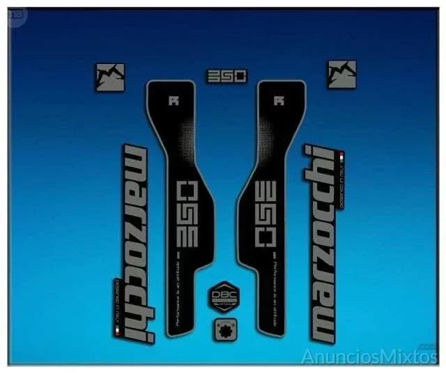 Pegatinas fork marzocchi 350r am75 - Foto 2