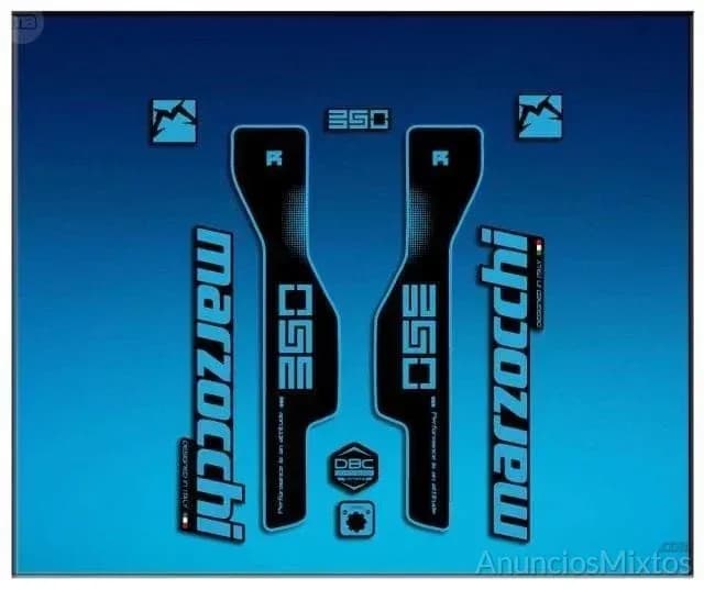 Pegatinas fork marzocchi 350r am75 - Foto 3