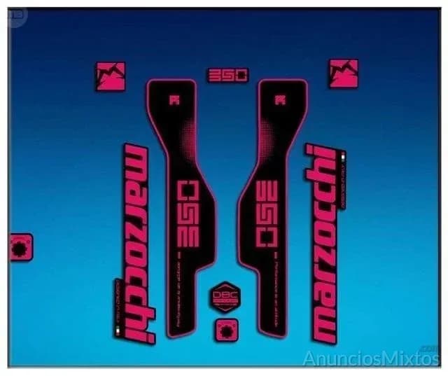 Pegatinas fork marzocchi 350r am75 - Foto 5