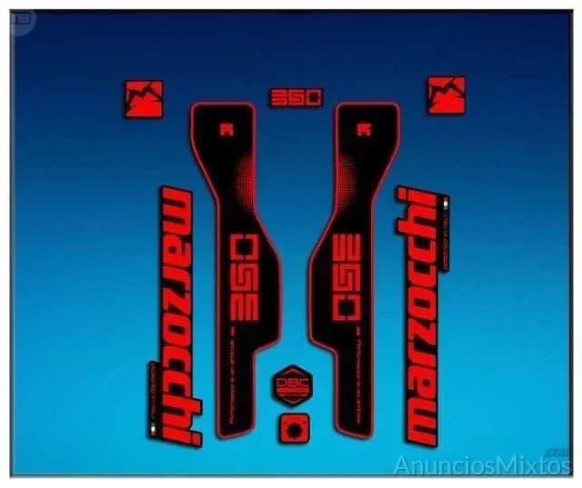 Pegatinas fork marzocchi 350r am75 - Foto 6
