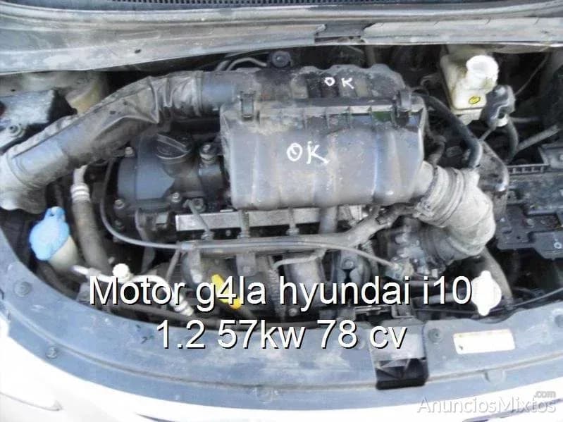 Motor g4la hyundai i10 1.2 57kw 78 cv - Foto 1