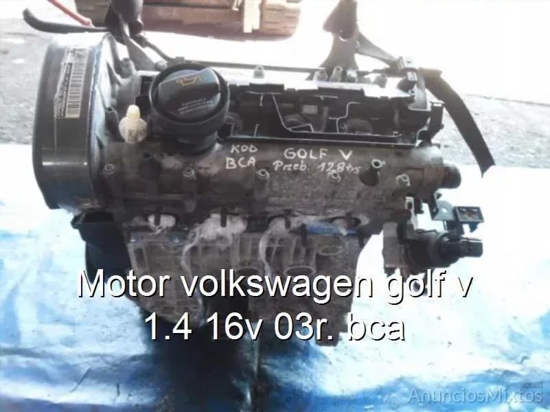 Motor volkswagen golf v 1.4 16v 03r. bca - Foto 1