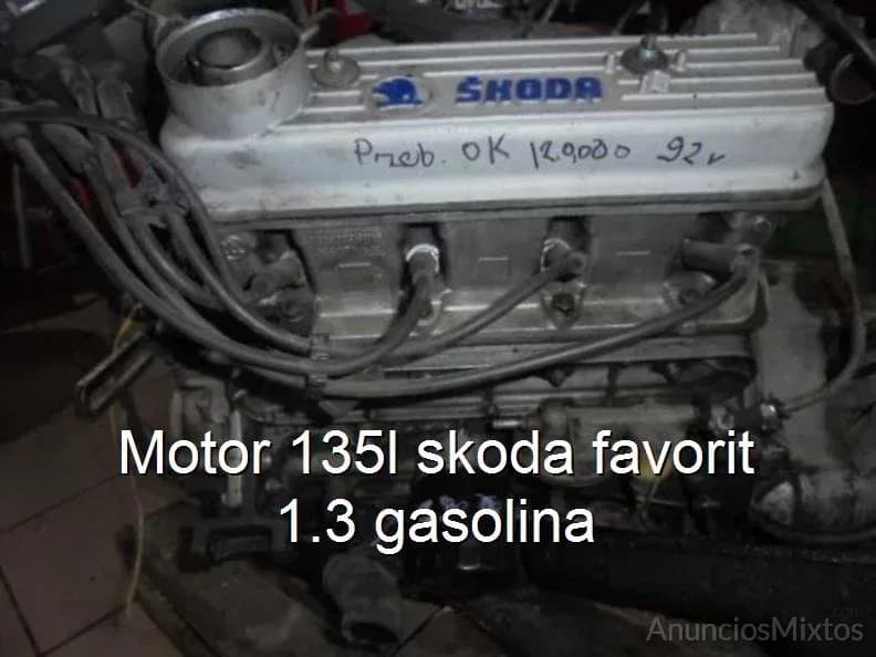Motor 135l skoda favorit 1.3 gasolina - Foto 1