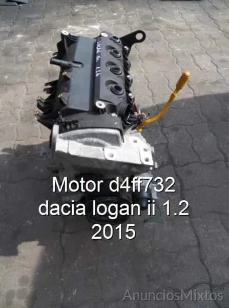 Motor d4ff732 dacia logan ii 1.2 2015 - Foto 1