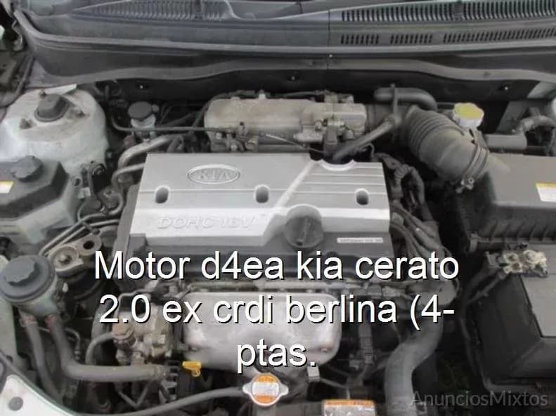 Motor d4ea kia cerato 2.0 ex crdi berlina (4-ptas. - Foto 1