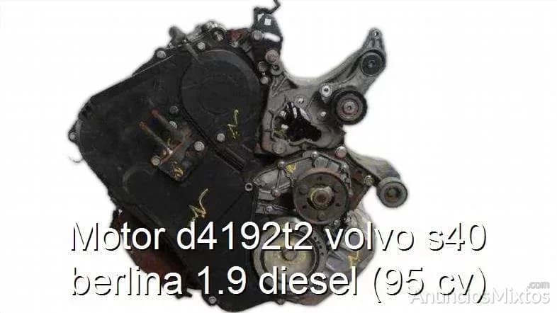 Motor d4192t2 volvo s40 berlina 1.9 diesel (95 cv) - Foto 1
