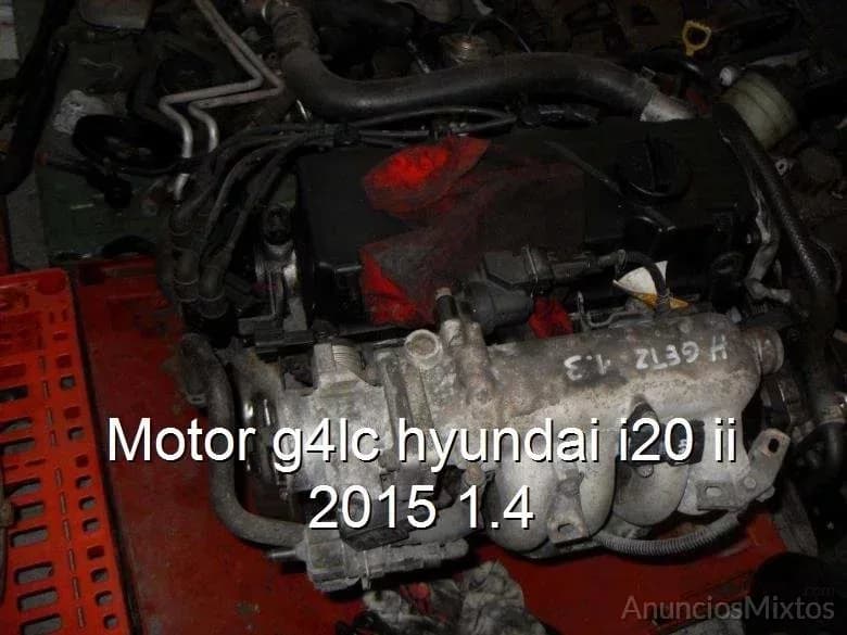 Motor g4lc hyundai i20 ii 2015 1.4 - Foto 1