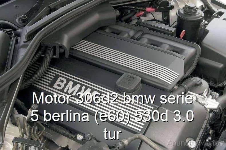 Motor 306d2 bmw serie 5 berlina (e60) 530d 3.0 tur - Foto 1