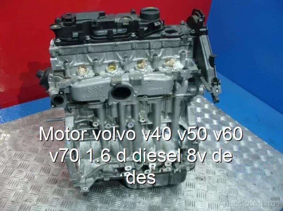 Motor volvo v40 v50 v60 v70 1.6 d diesel 8v de des - Foto 1