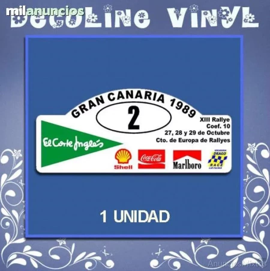 Pegatina rally grancanaria ref: dp563 - Foto 1