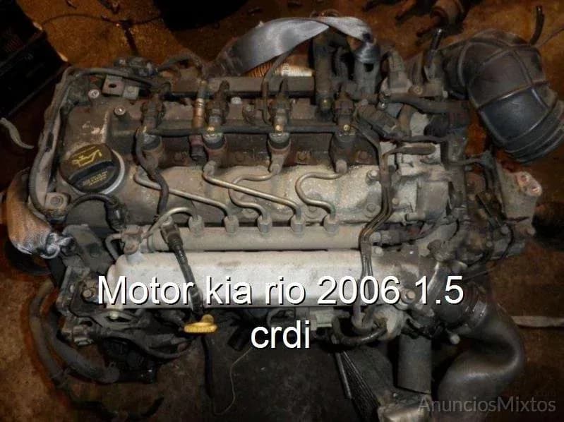 Motor kia rio 2006 1.5 crdi - Foto 1