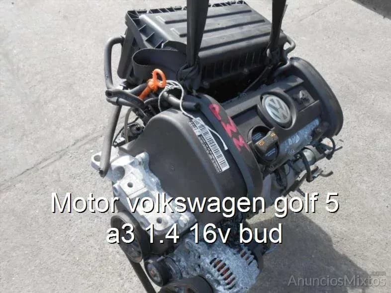 Motor volkswagen golf 5 a3 1.4 16v bud - Foto 1
