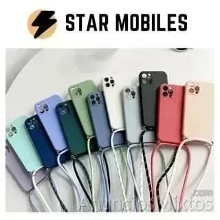FUNDA SILICONA APPLE IPHONE 15 PRO CON CUERDA - Foto 1
