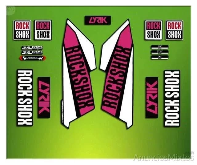 Pegatinas rock shox lyric 2016 elx53 - Foto 2