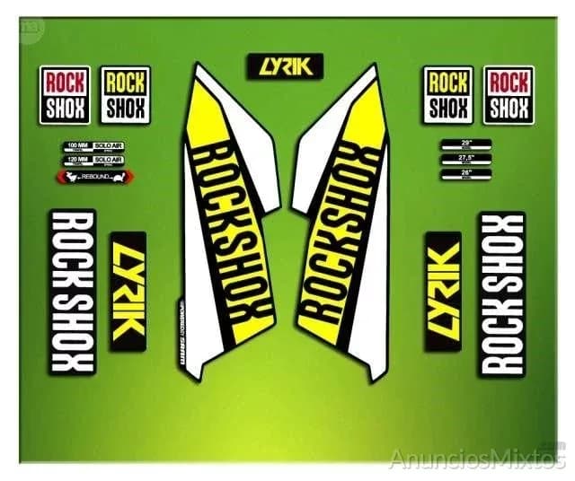 Pegatinas rock shox lyric 2016 elx53 - Foto 4