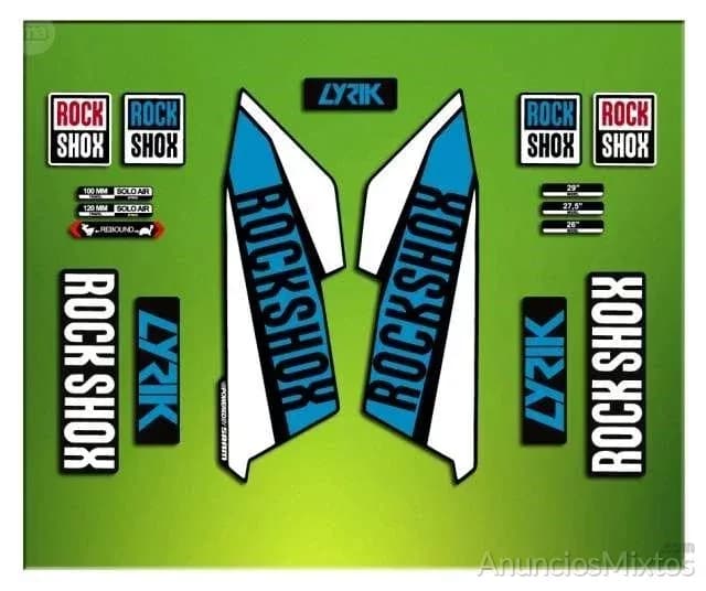 Pegatinas rock shox lyric 2016 elx53 - Foto 5
