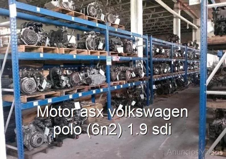 Motor asx volkswagen polo (6n2) 1.9 sdi - Foto 1
