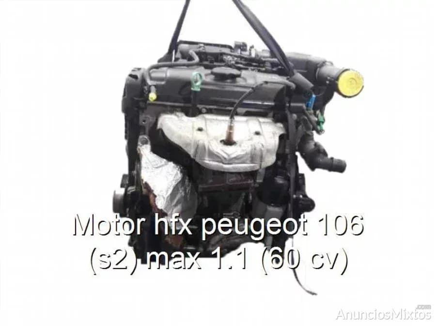 Motor hfx peugeot 106 (s2) max 1.1 (60 cv) - Foto 1