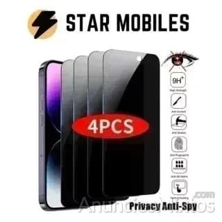 4 PROTECTORES DE PANTALLA IPHONE 15 PRO PRIVACIDAD - Foto 2