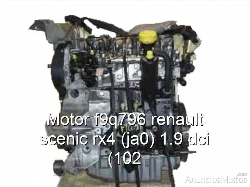 Motor f9q796 renault scenic rx4 (ja0) 1.9 dci (102 - Foto 1