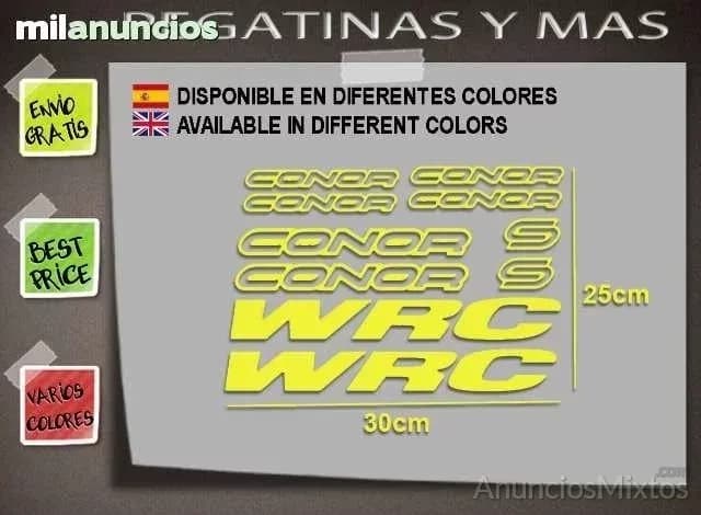 Pegatinas connor wrc ref: f120 - Foto 2
