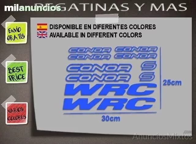 Pegatinas connor wrc ref: f120 - Foto 3