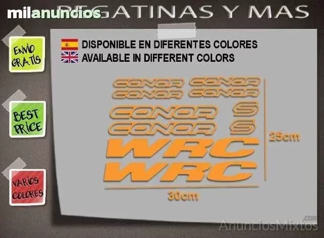Pegatinas connor wrc ref: f120 - Foto 4