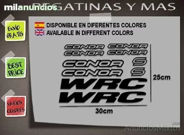 Pegatinas connor wrc ref: f120 - Foto 5