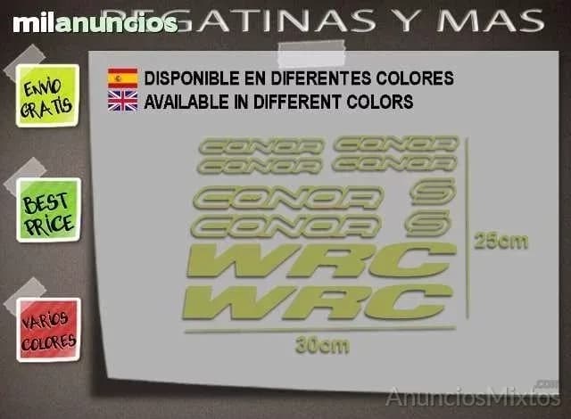 Pegatinas connor wrc ref: f120 - Foto 6
