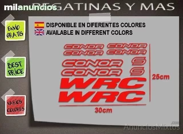 Pegatinas connor wrc ref: f120 - Foto 8
