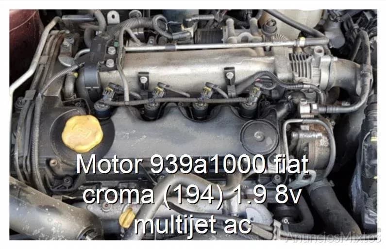 Motor 939a1000 fiat croma (194) 1.9 8v multijet ac - Foto 1