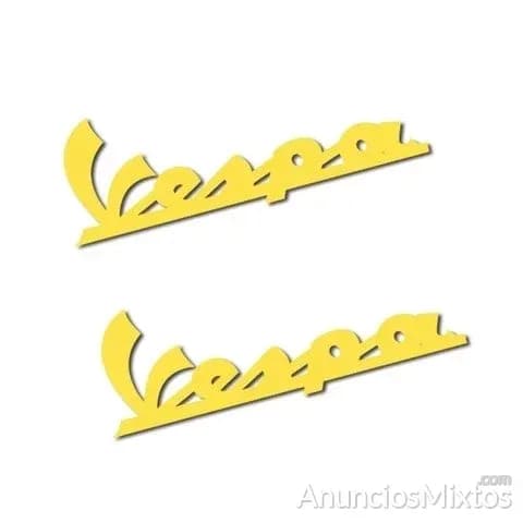 Pegatinas vespa letras cursiva rv319 - Foto 2