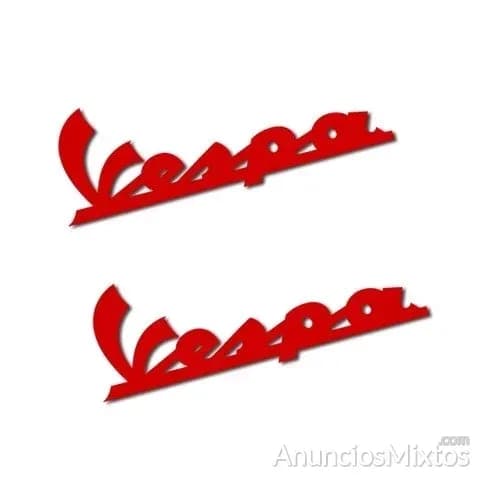 Pegatinas vespa letras cursiva rv319 - Foto 7
