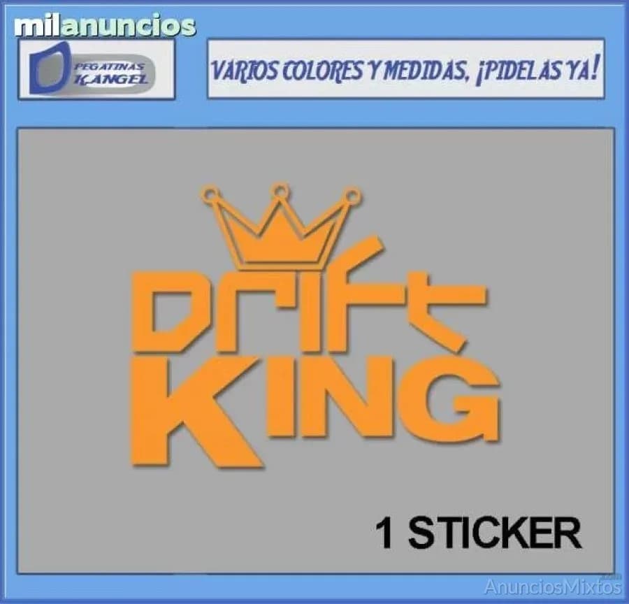 Pegatina jdm drift king ref: jdm109 - Foto 3