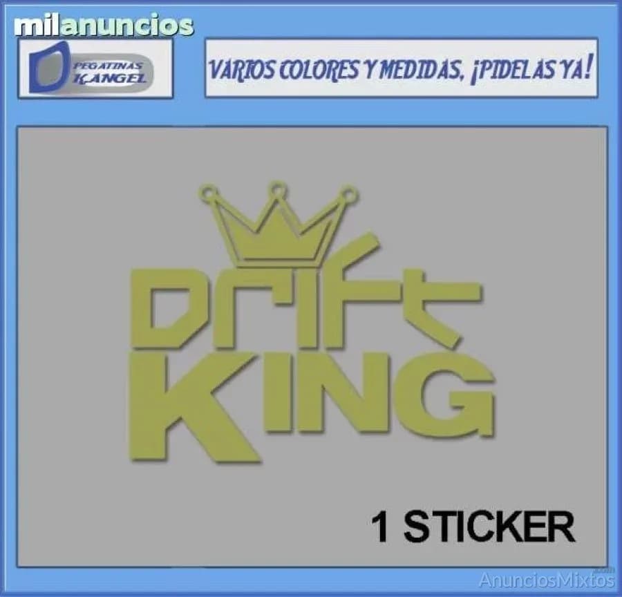 Pegatina jdm drift king ref: jdm109 - Foto 4