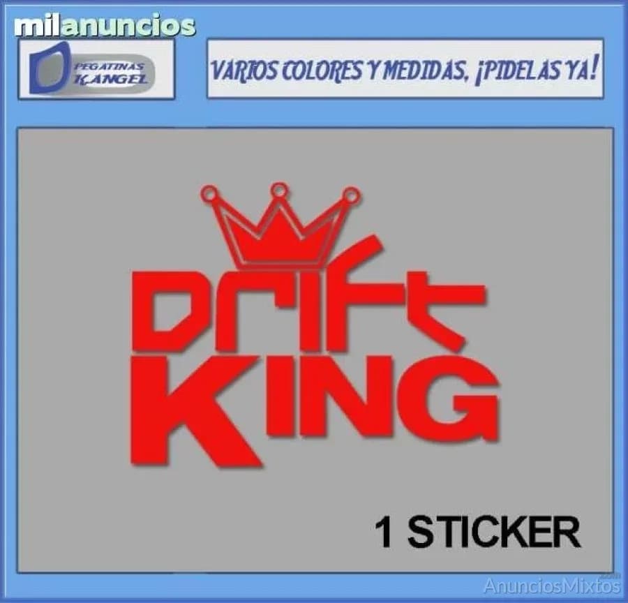 Pegatina jdm drift king ref: jdm109 - Foto 6