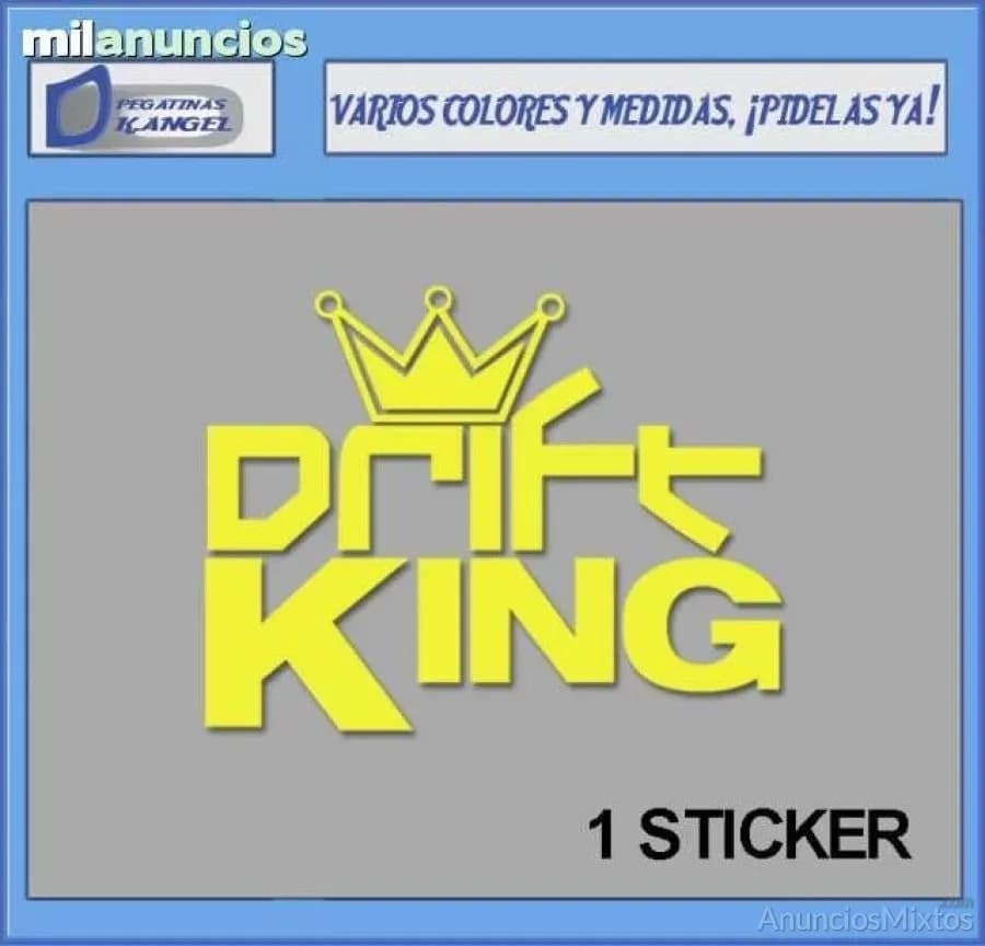 Pegatina jdm drift king ref: jdm109 - Foto 8