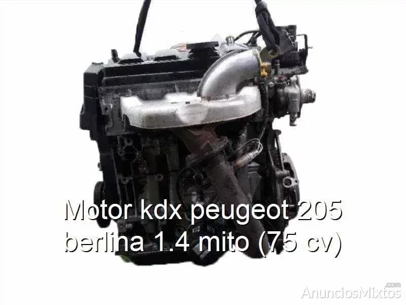 Motor kdx peugeot 205 berlina 1.4 mito (75 cv) - Foto 1