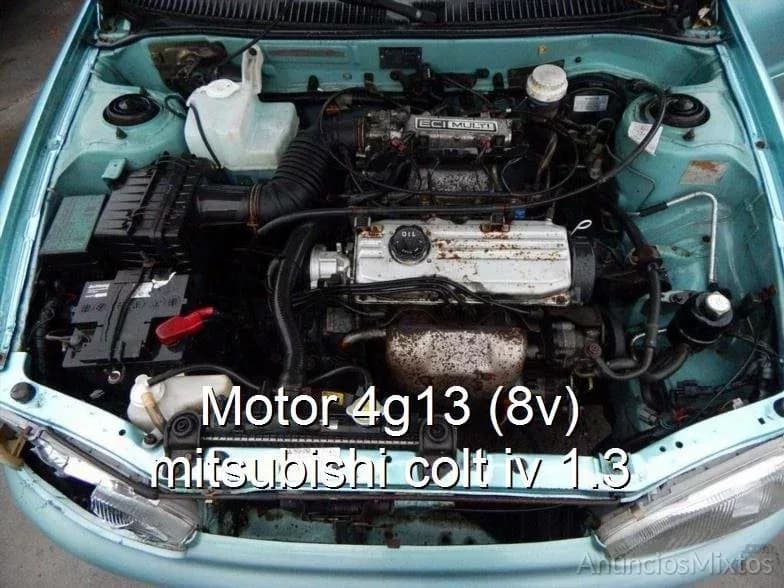 Motor 4g13 (8v) mitsubishi colt iv 1.3 - Foto 1