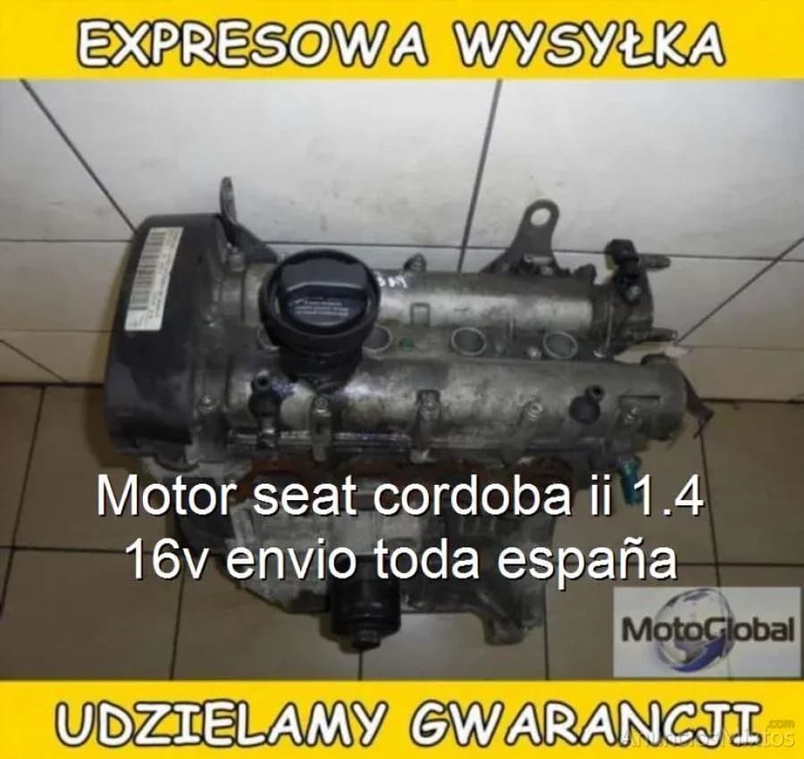Motor seat cordoba ii 1.4 16v envio toda españa - Foto 1