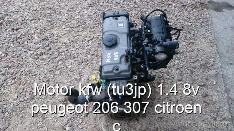 Motor kfw (tu3jp) 1.4 8v peugeot 206 307 citroen c - Foto 1