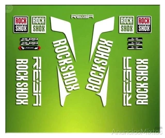 Pegatinas rock shox reba 2016 elx20 - Foto 1