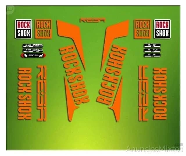 Pegatinas rock shox reba 2016 elx20 - Foto 2