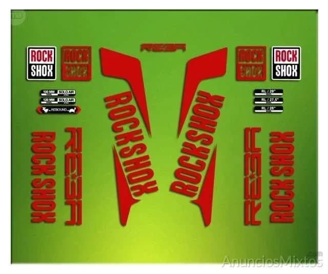 Pegatinas rock shox reba 2016 elx20 - Foto 8