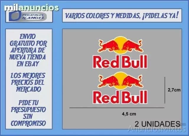 Pegatinas red bull a ref: pad347 - Foto 1